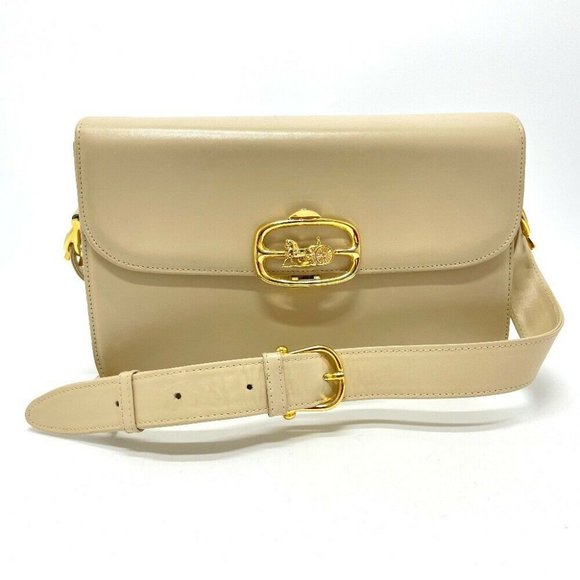 Authentic CELINE Carriage hardware vintage Shoulde - Picture 1 of 11